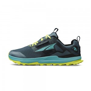 Black / Green Altra LONE PEAK 8 Men's Trail Running Shoes | Canada-36042