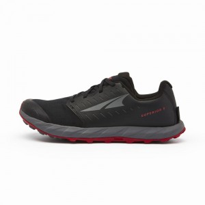 Black / Red Altra SUPERIOR 5 Men's Trail Running Shoes | Canada-21304