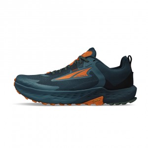 Blue / Orange Altra TIMP 5 Men's Trail Running Shoes | Canada-64701