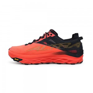 Coral / Black Altra MONT BLANC Men's Trail Running Shoes | Canada-12036