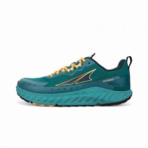 Green Altra OUTROAD Men's Trail Running Shoes | Canada-75982