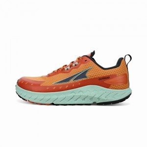 Green / Orange Altra OUTROAD Men's Trail Running Shoes | Canada-76309