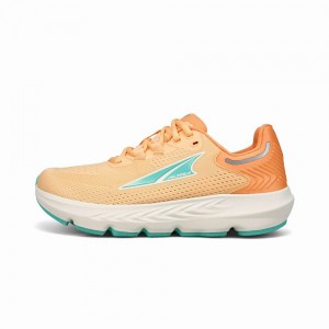 Green / Orange Altra PROVISION 7 Women's Road Running Shoes | Canada-17048