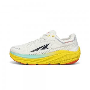 Grey / Yellow Altra VIA OLYMPUS Men's Road Running Shoes | Canada-63729