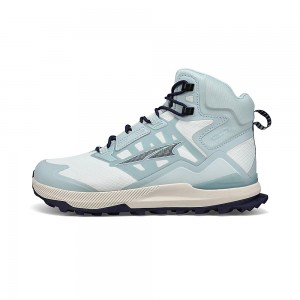 Light Blue Altra LONE PEAK ALL-WTHR MID 2 Women's Trail Running Shoes | Canada-70864