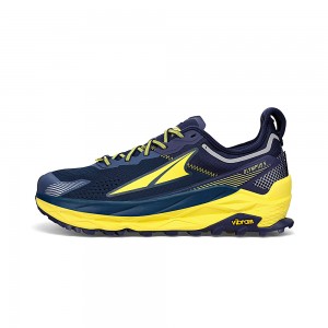 Navy Altra OLYMPUS 5 Men's Trail Running Shoes | Canada-61452