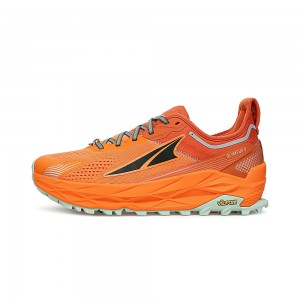 Orange Altra OLYMPUS 5 Men's Trail Running Shoes | Canada-91860