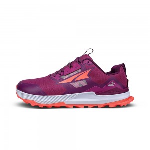 Purple / Orange Altra LONE PEAK 7 Women's Trail Running Shoes | Canada-15924