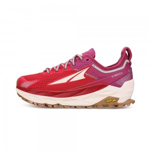 Red Pink Altra OLYMPUS 5 Women's Trail Running Shoes | Canada-34789