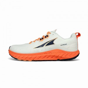 White / Orange Altra OUTROAD Men's Trail Running Shoes | Canada-21739