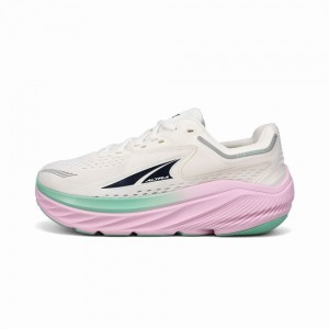 White / Pink Altra VIA OLYMPUS Women's Road Running Shoes | Canada-68529