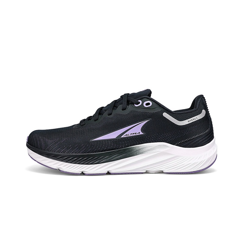 Black Altra RIVERA 3 Women\'s Road Running Shoes | Canada-86429