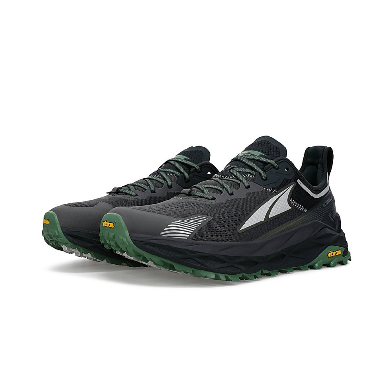 Black / Grey Altra OLYMPUS 5 Men's Trail Running Shoes | Canada-71852