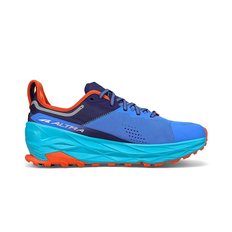 Blue Altra OLYMPUS 5 Men's Trail Running Shoes | Canada-91746