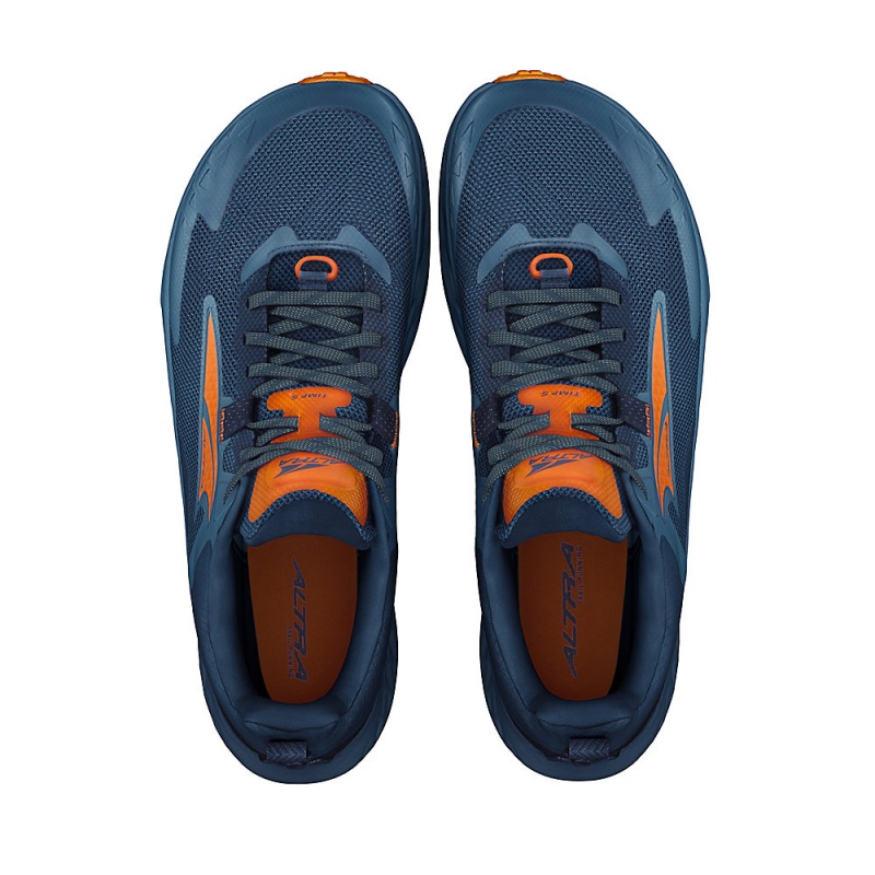 Blue / Orange Altra TIMP 5 Men's Trail Running Shoes | Canada-78562