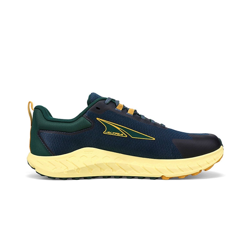 Blue / Yellow Altra OUTROAD 2 Men's Trail Running Shoes | Canada-41937