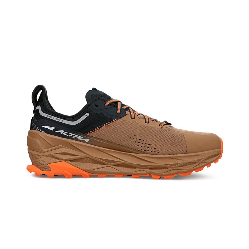 Brown Altra OLYMPUS 5 Men's Trail Running Shoes | Canada-94760