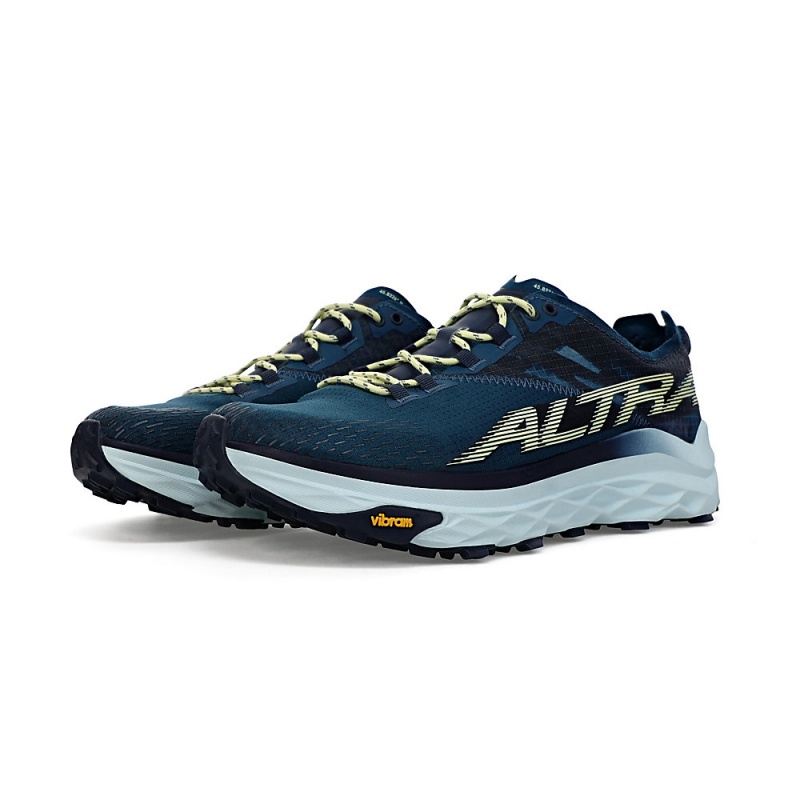 Deep Blue Altra MONT BLANC Women's Trail Running Shoes | Canada-59432