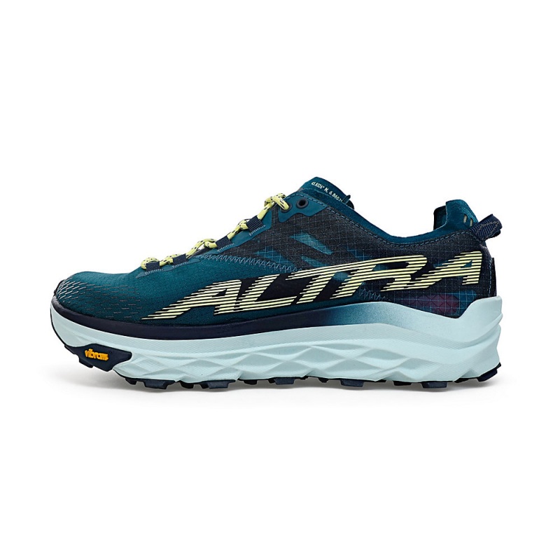 Deep Blue Altra MONT BLANC Women\'s Trail Running Shoes | Canada-59432