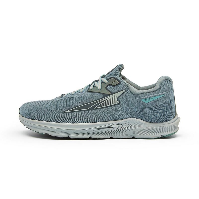 Grey / Blue Altra TORIN 5 LUXE Women\'s Road Running Shoes | Canada-39167