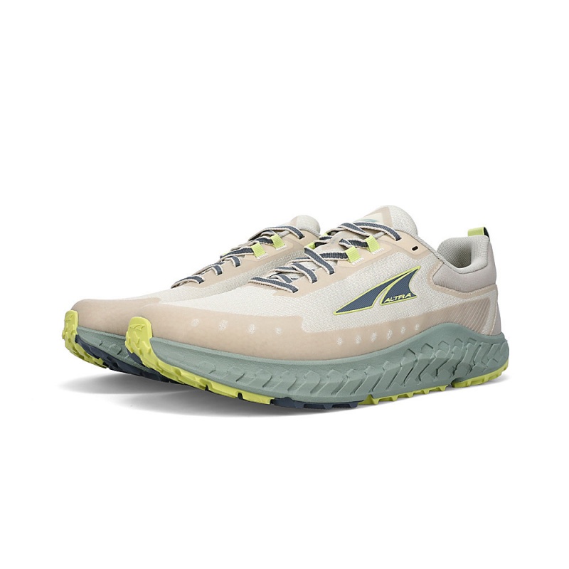 Grey / Green Altra OUTROAD 2 Men's Trail Running Shoes | Canada-32014