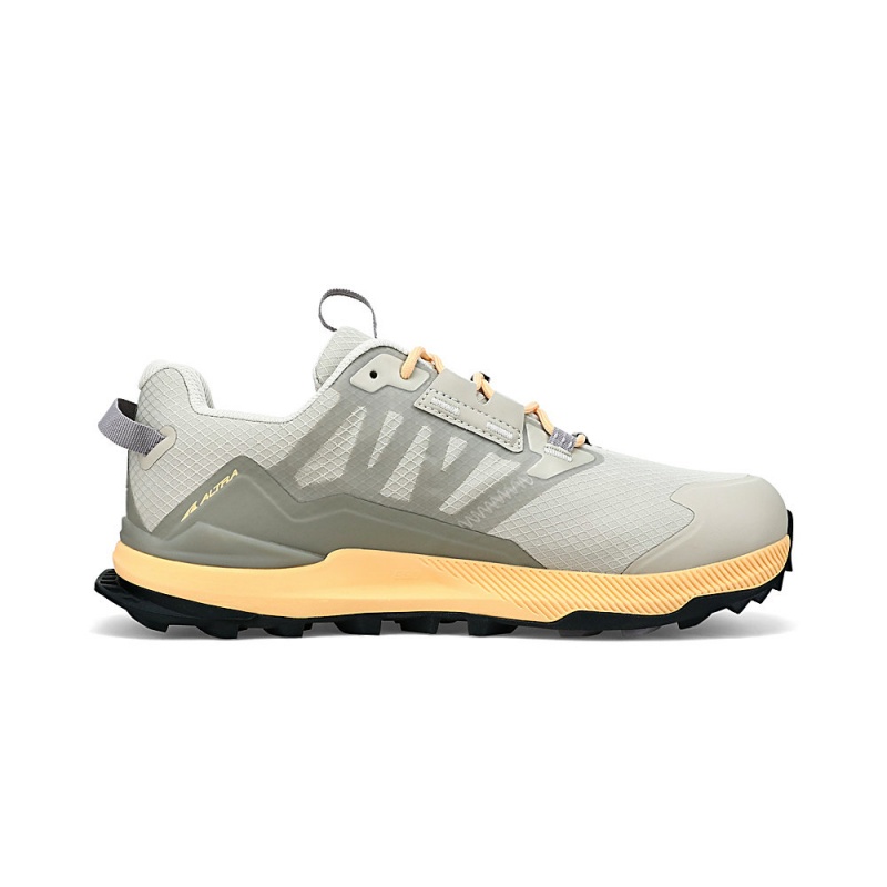 Grey / Orange Altra LONE PEAK ALL-WTHR LOW 2 Women's Trail Running Shoes | Canada-71305