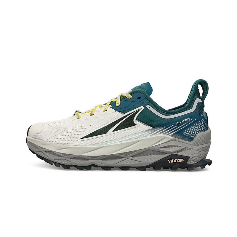 Grey / Turquoise Altra OLYMPUS 5 Men\'s Trail Running Shoes | Canada-04632