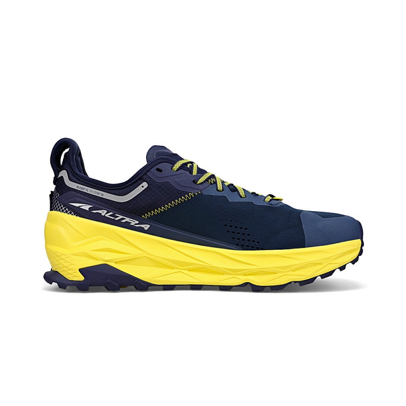 Navy Altra OLYMPUS 5 Men's Trail Running Shoes | Canada-61452