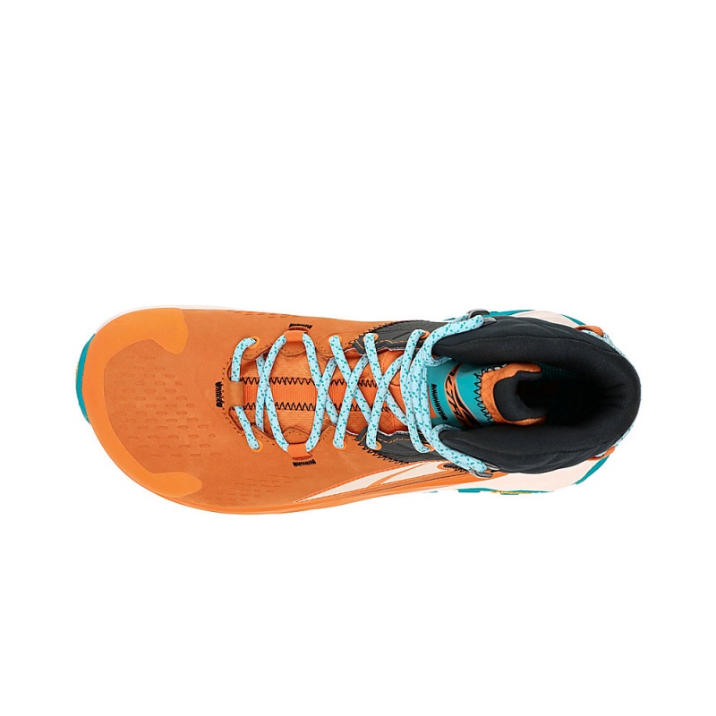 Orange / Grey Altra OLYMPUS 5 HIKE MID GTX Women's Trail Running Shoes | Canada-58397