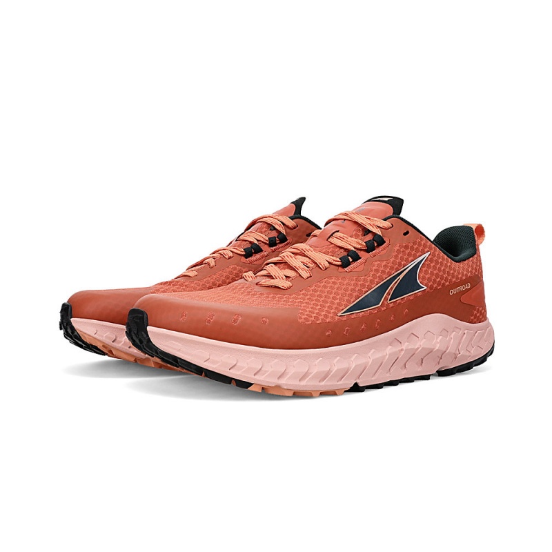 Red / Orange Altra OUTROAD Women's Trail Running Shoes | Canada-45019