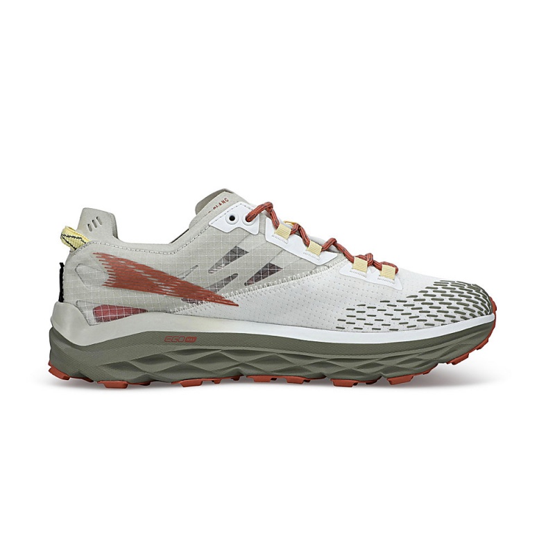 White Altra MONT BLANC Women's Trail Running Shoes | Canada-43851