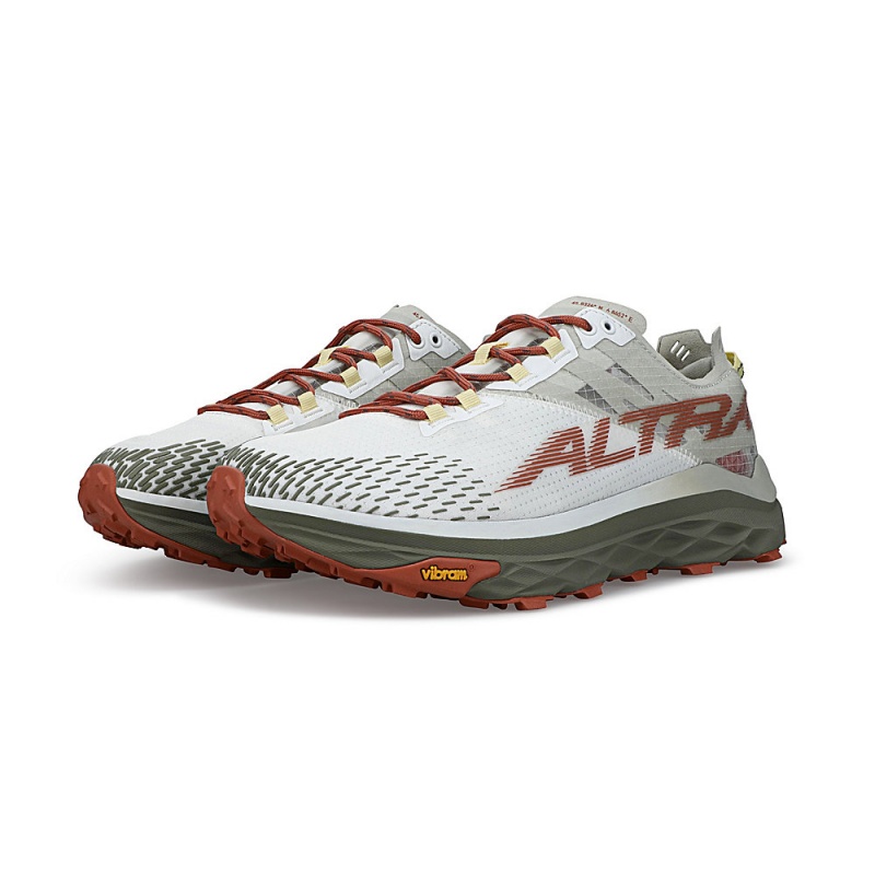 White Altra MONT BLANC Women's Trail Running Shoes | Canada-43851