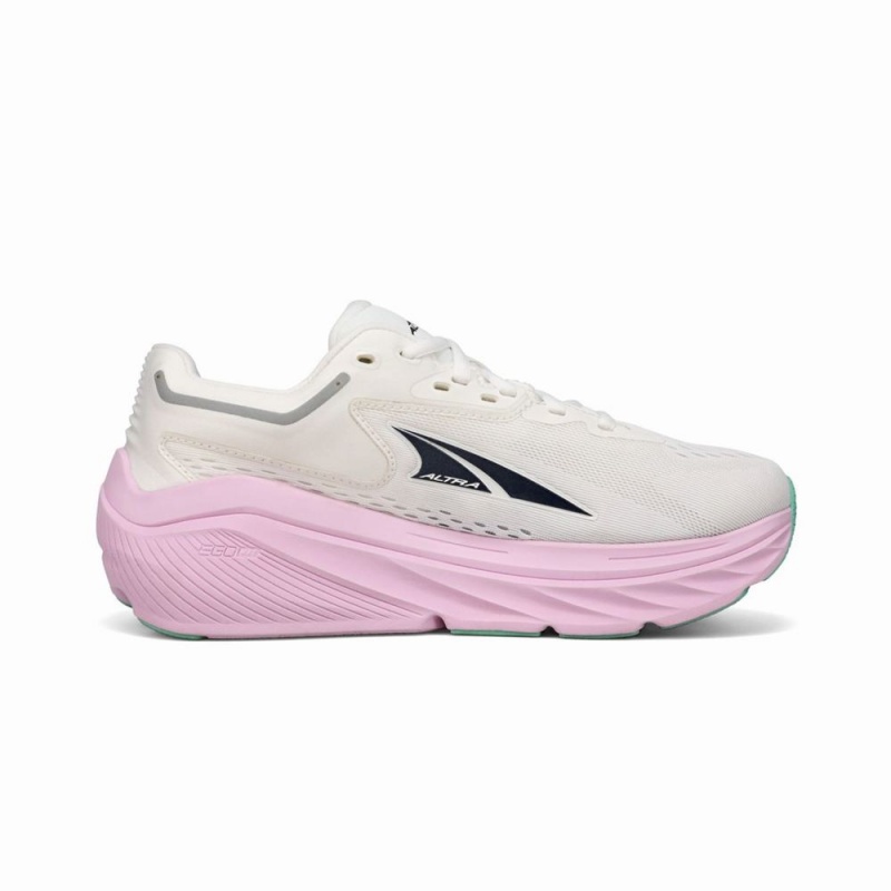 White / Pink Altra VIA OLYMPUS Women's Road Running Shoes | Canada-68529