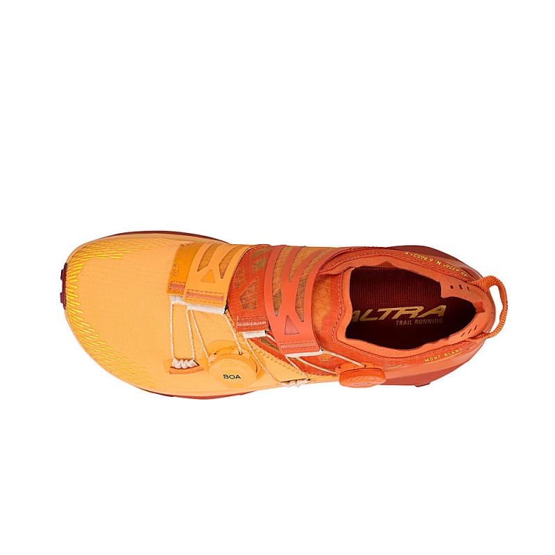 Yellow Orange Altra MONT BLANC BOA Men's Trail Running Shoes | Canada-75823