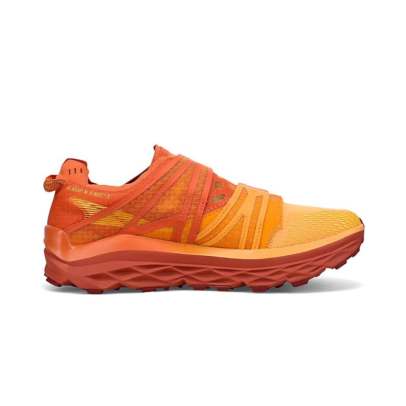 Yellow Orange Altra MONT BLANC BOA Men's Trail Running Shoes | Canada-75823